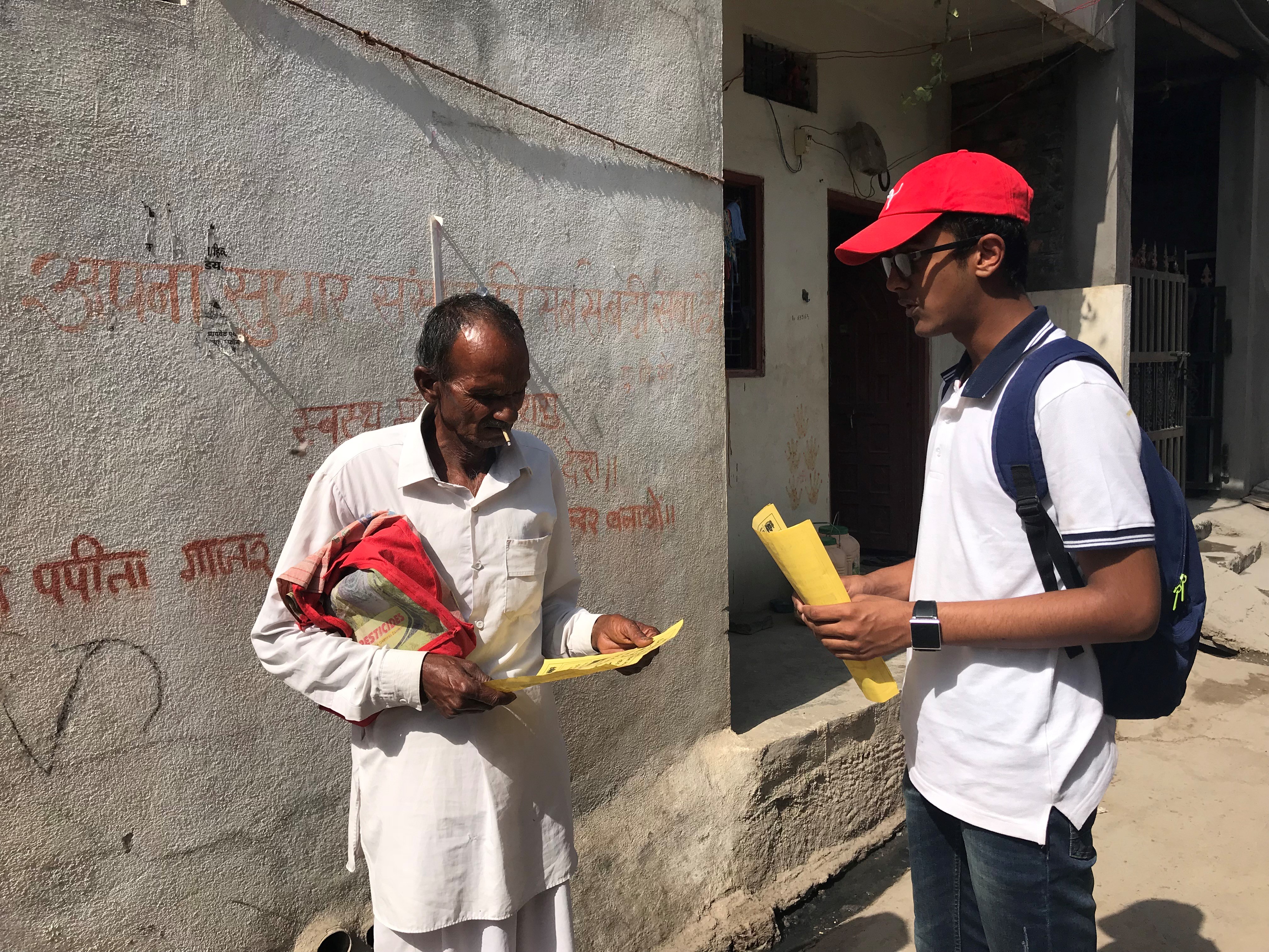 Talking with locals
